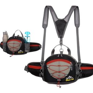 Noblag Hydration Fanny Pack Waist Belt Bag Black